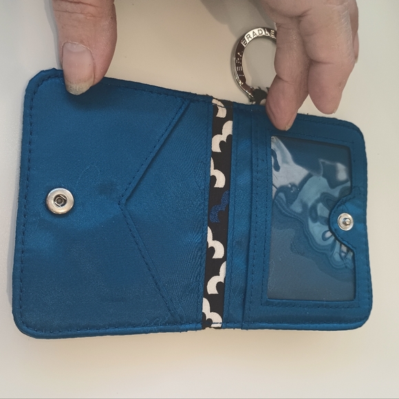 Vera Bradley Canterberry Cobalt ID Case - Picture 2 of 3